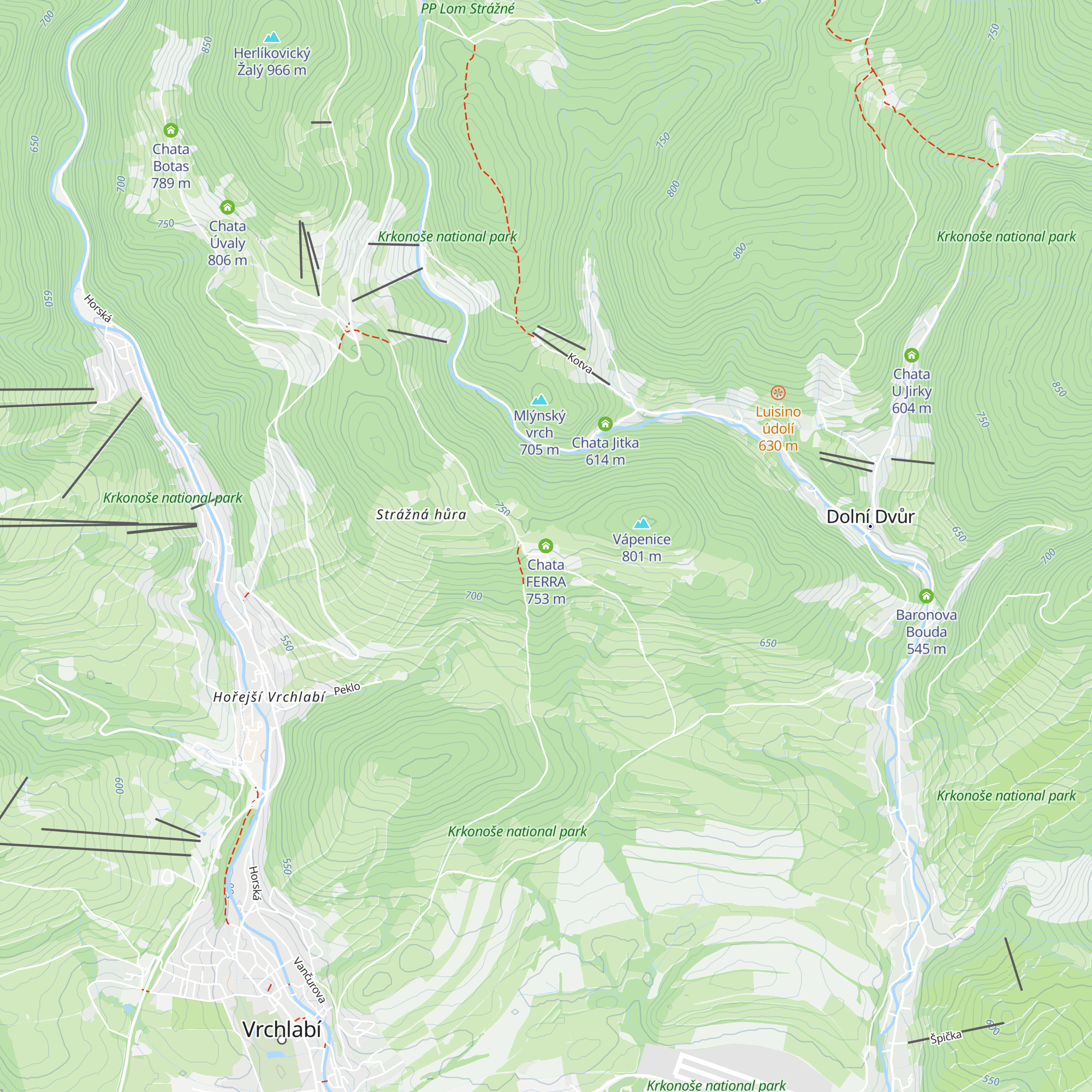 Chata FERRA map