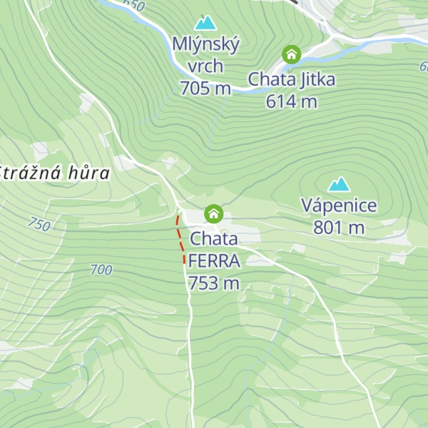 Map of Chata FERRA