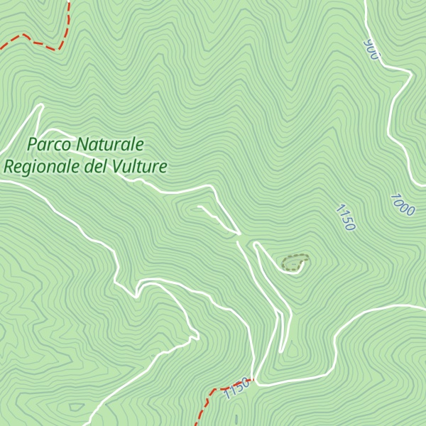 Map of Rifugio Monte Vulture