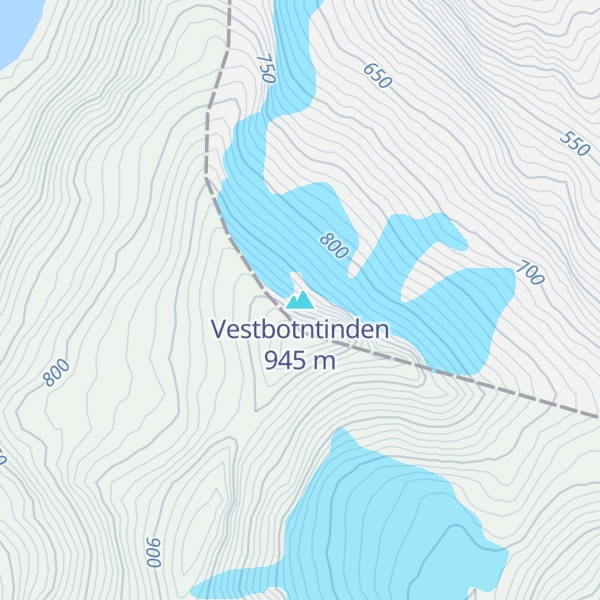Map of Vestbotntinden