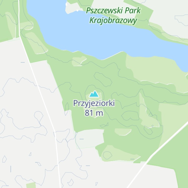 Map of Przyjeziorki
