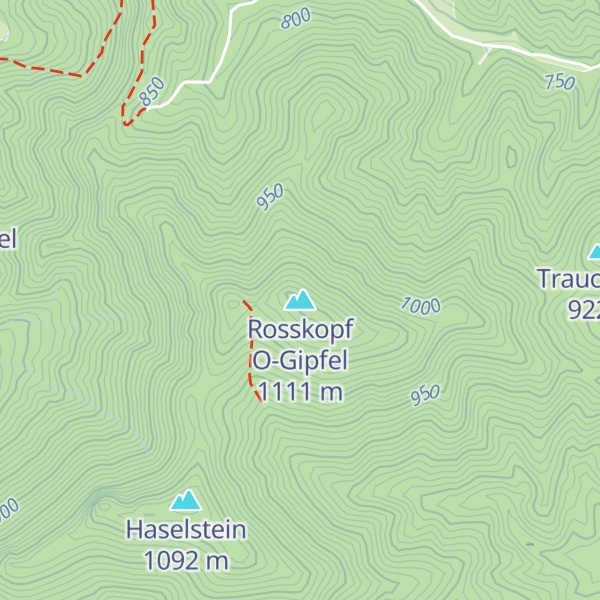 Map of Rosskopf O-Gipfel