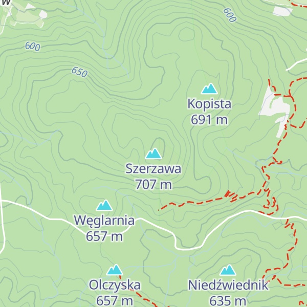 Map of Szerzawa