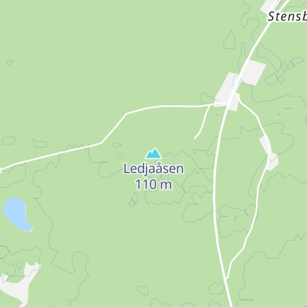 Map of Ledjaåsen