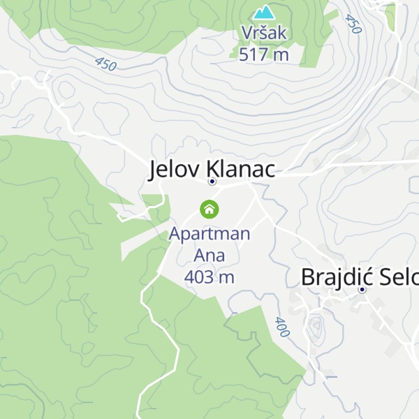 Map of Apartman Ana