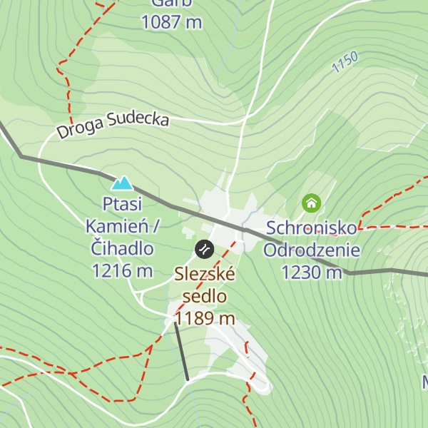 Map of Hotel Špindlerova bouda - Depandance