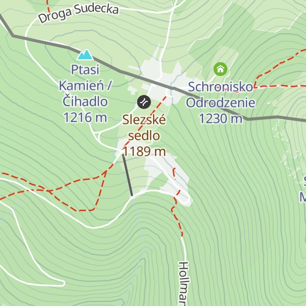 Map of Erlebachova bouda