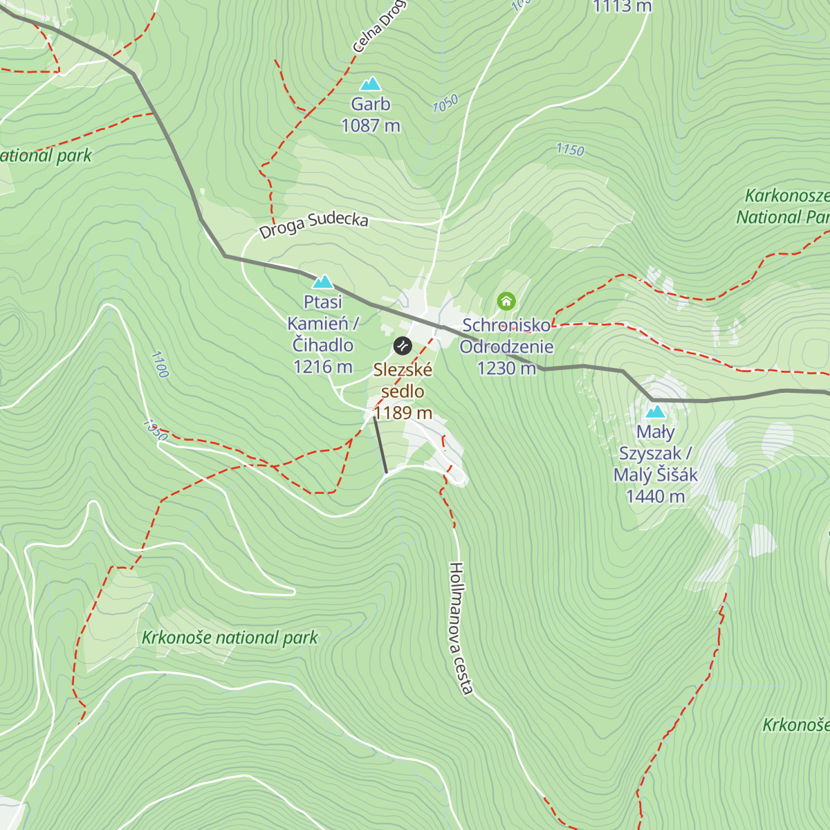 Erlebachova bouda map