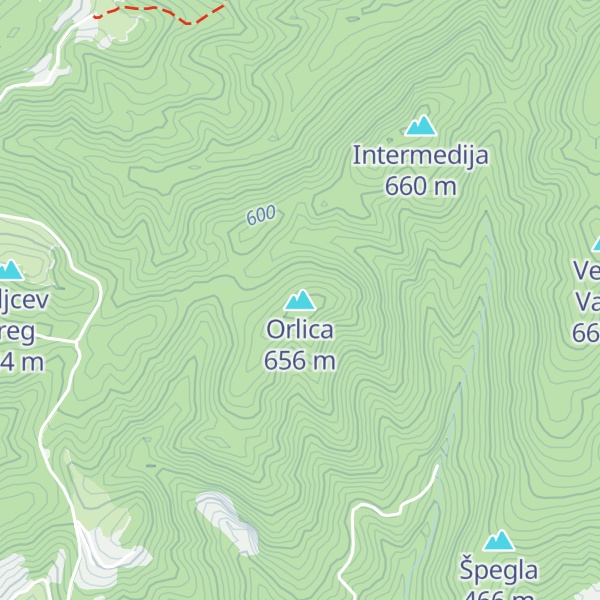 Map of Orlica