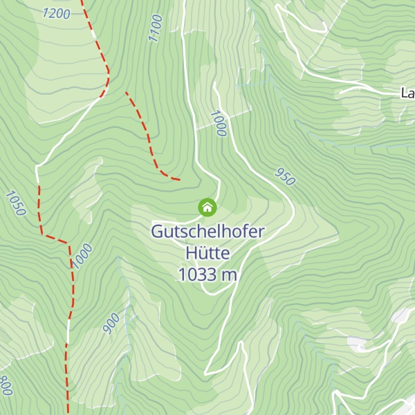 Map of Gutschelhofer Hütte