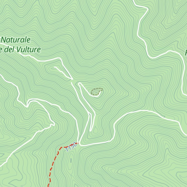 Map of Monte Vulture