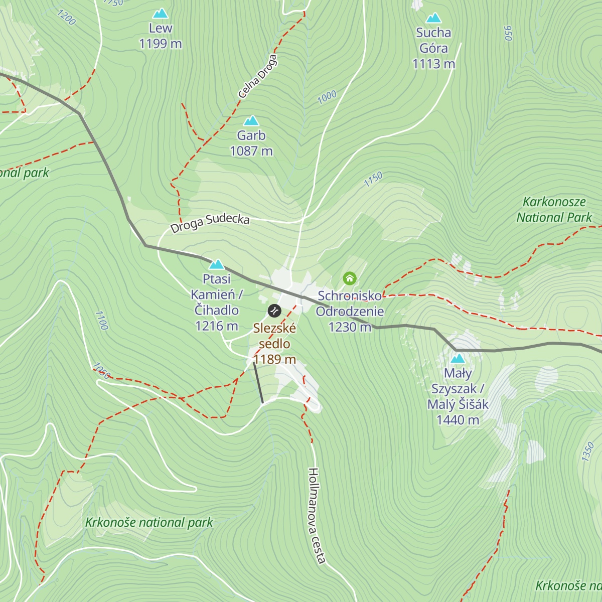 Hotel Špindlerova bouda map