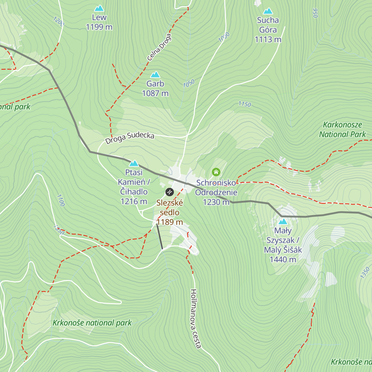 Hotel Špindlerova bouda map