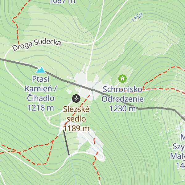Map of Hotel Špindlerova bouda