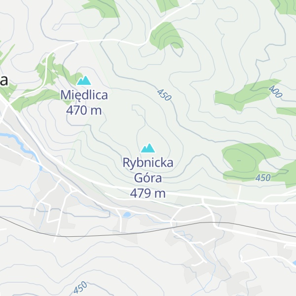 Map of Rybnicka Góra