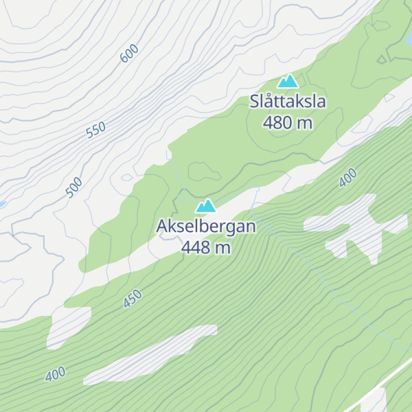Map of Akselbergan
