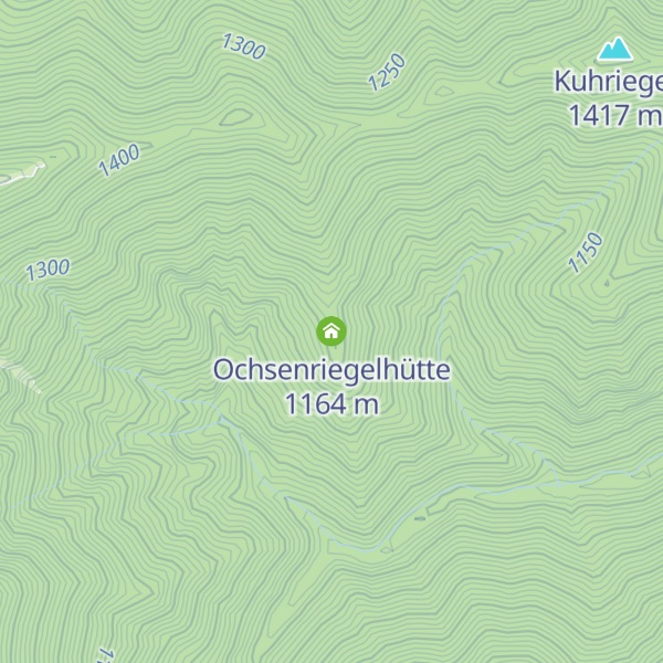 Map of Ochsenriegelhütte