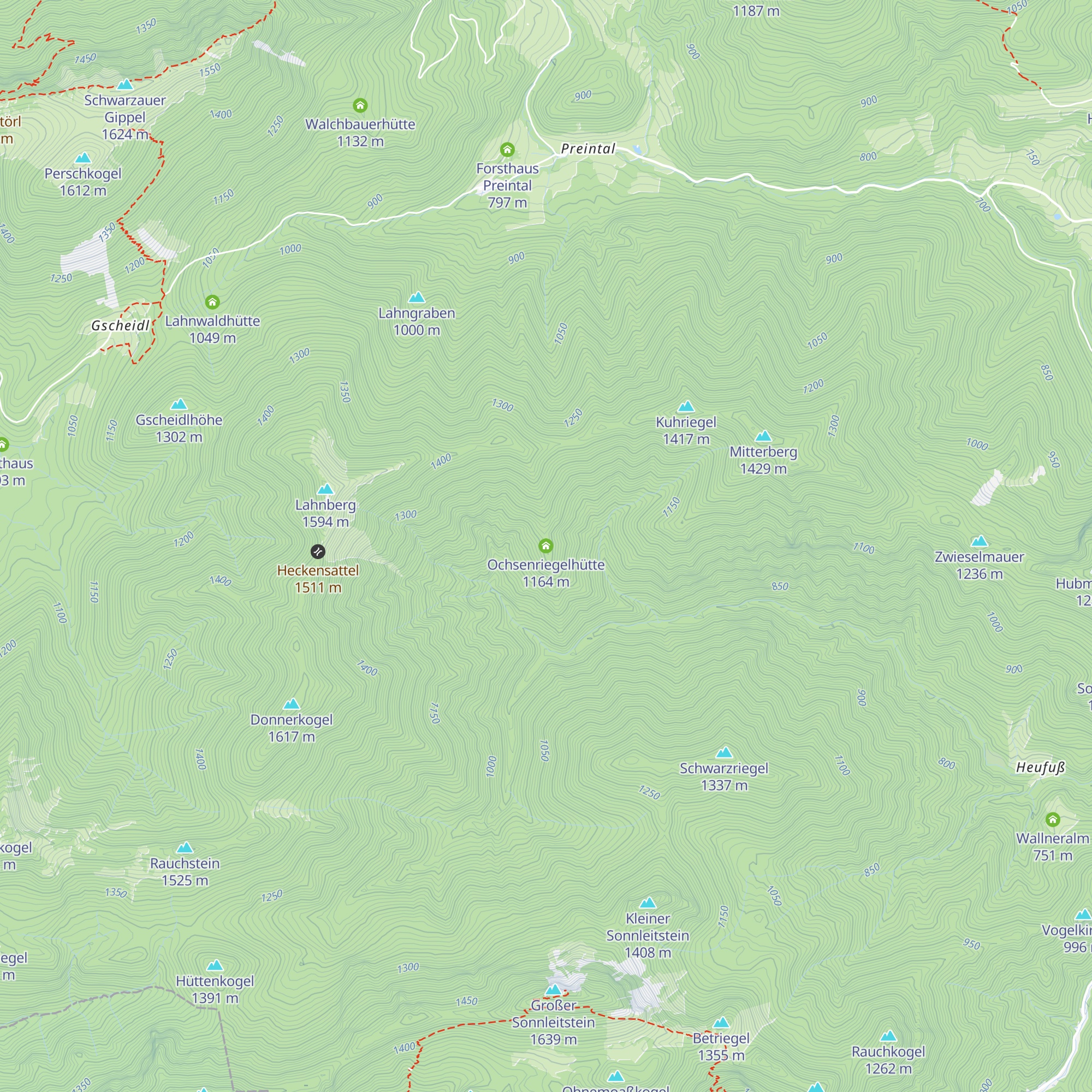 Ochsenriegelhütte map