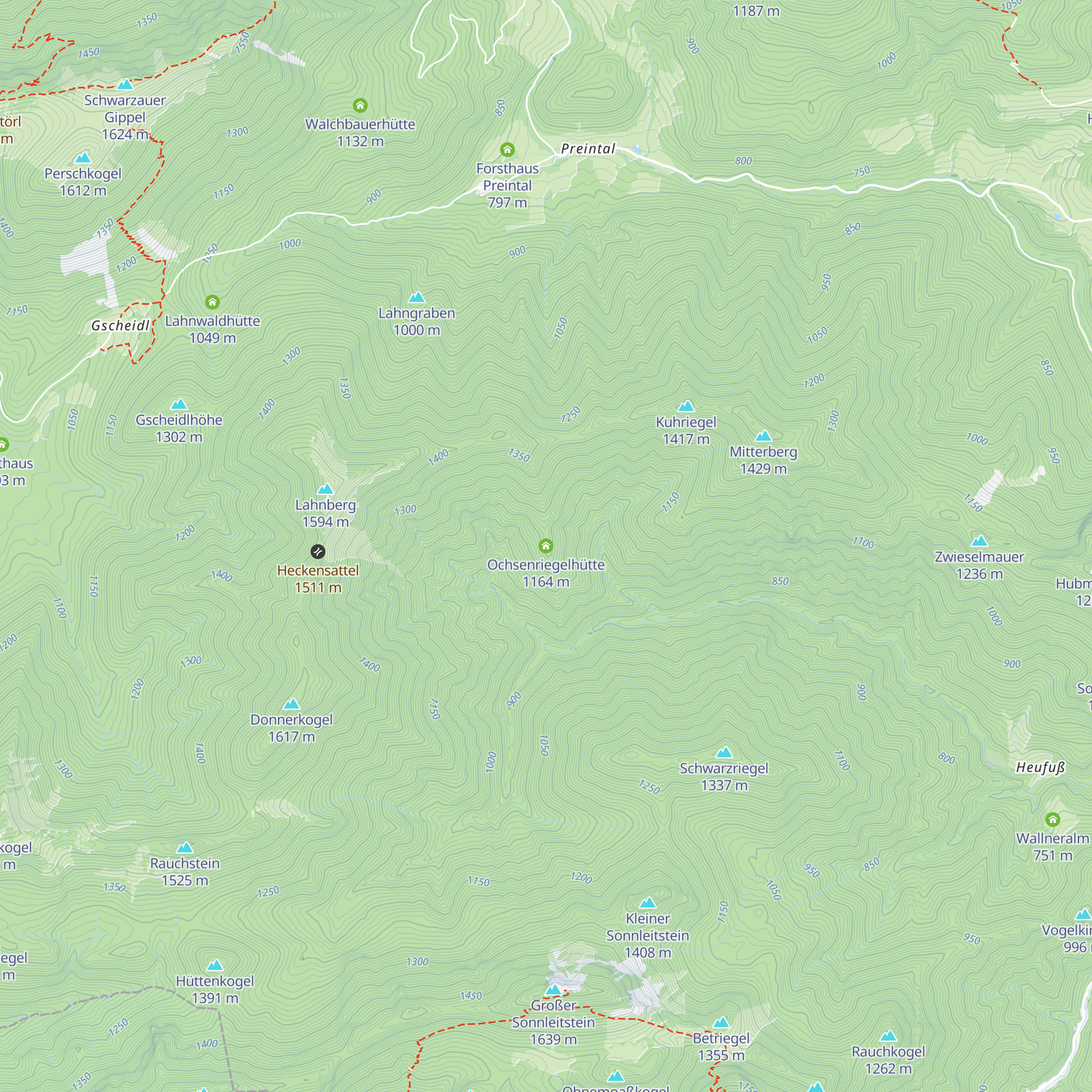 Ochsenriegelhütte map