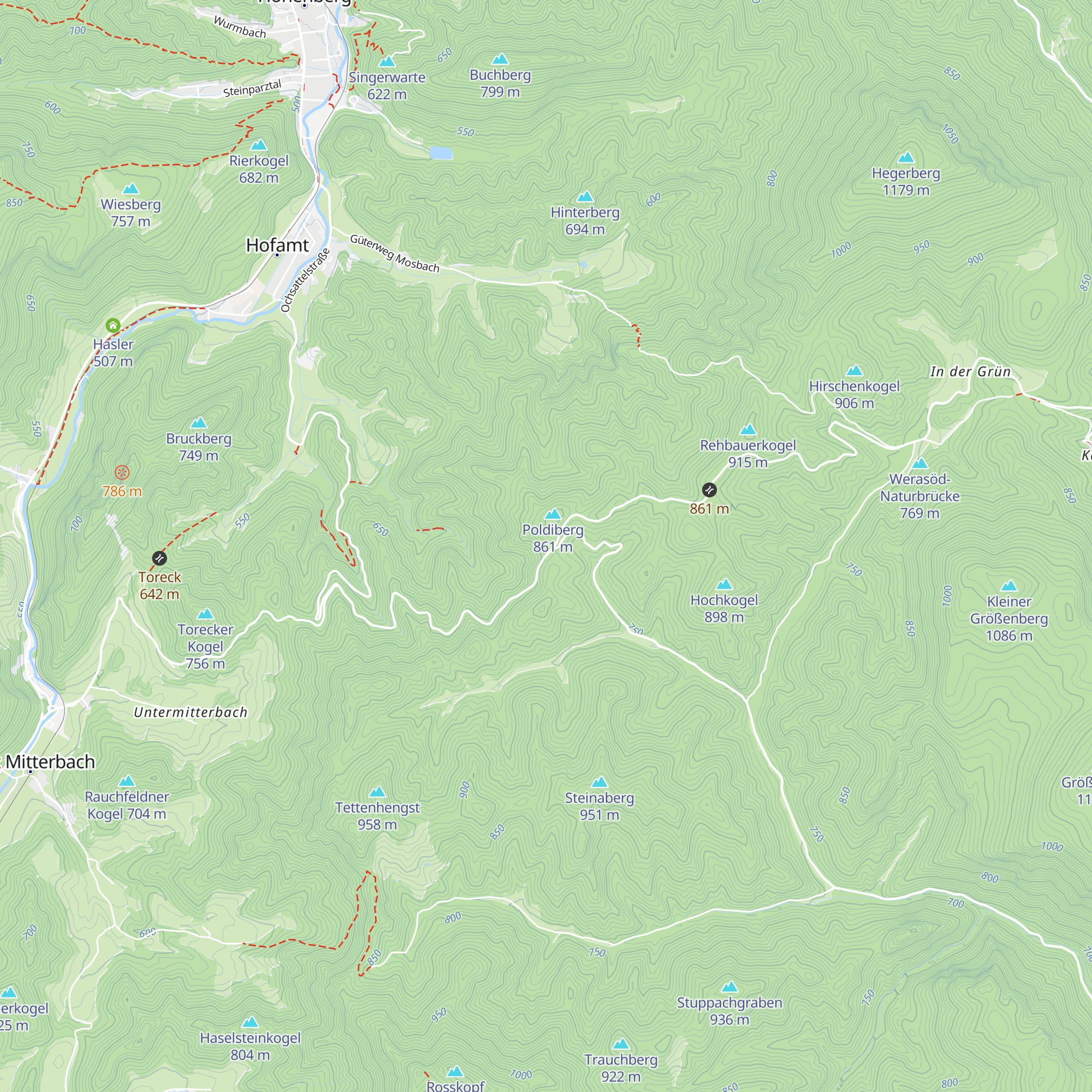 ehem. Gasthof Ochsattel map