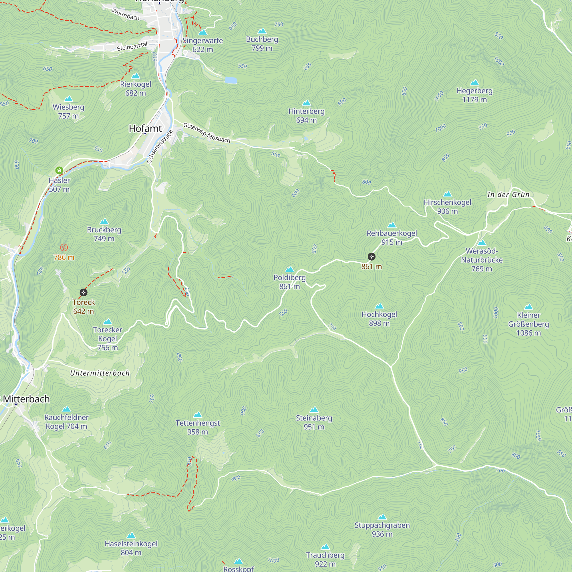 ehem. Gasthof Ochsattel map