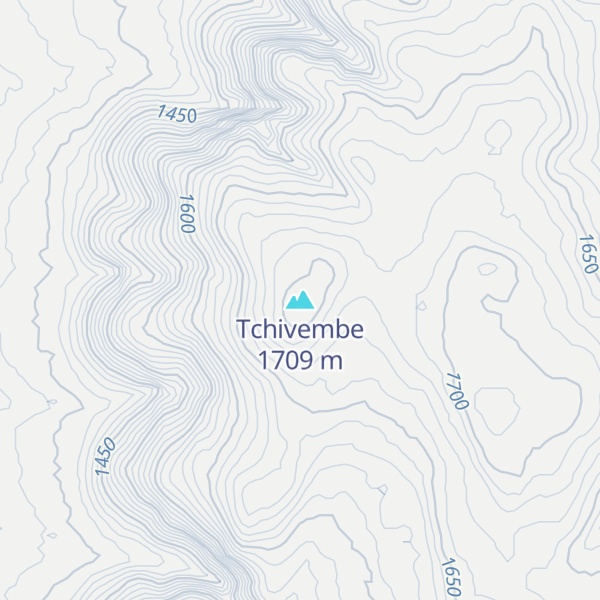 Map of Tchivembe