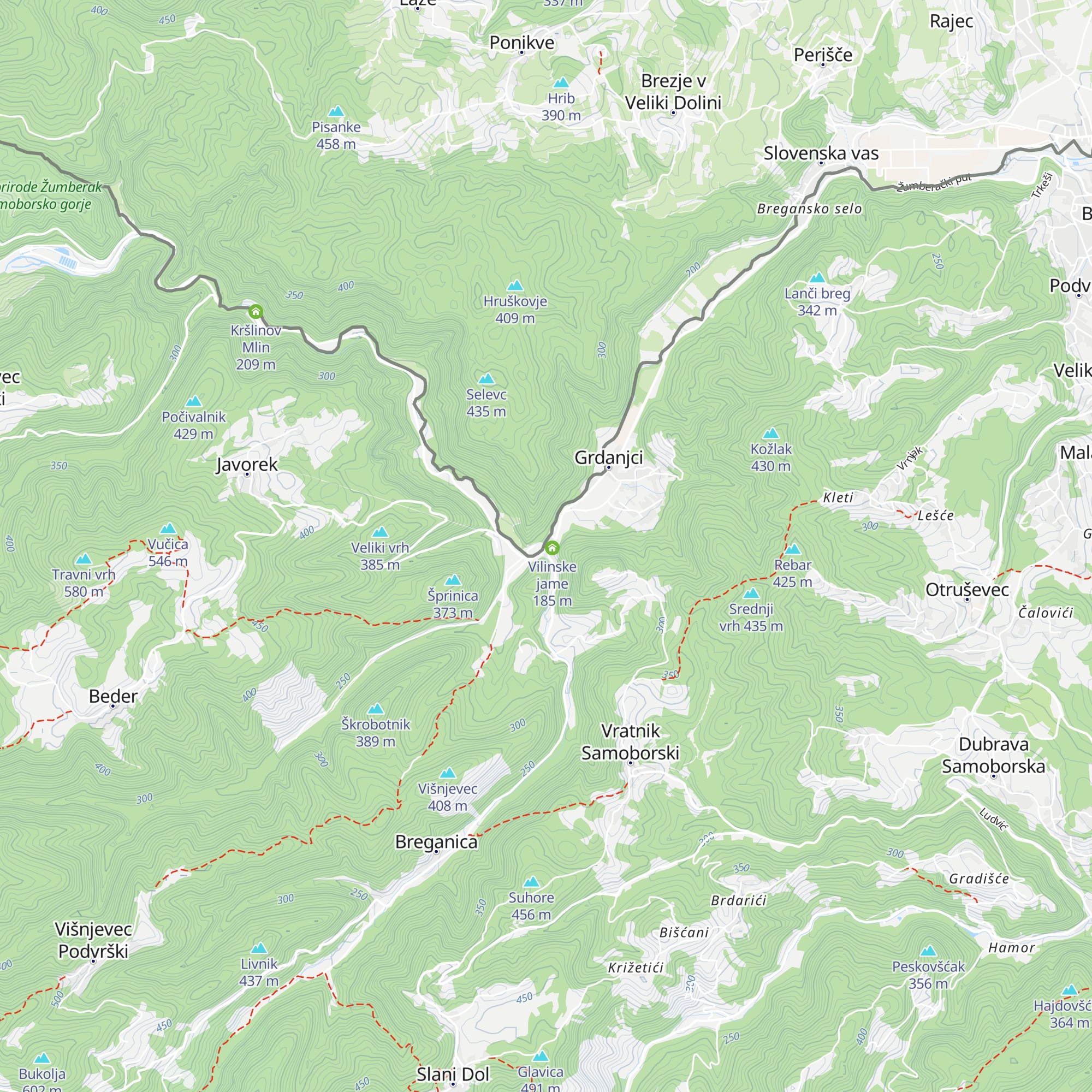 Društveni dom Grdanjci map