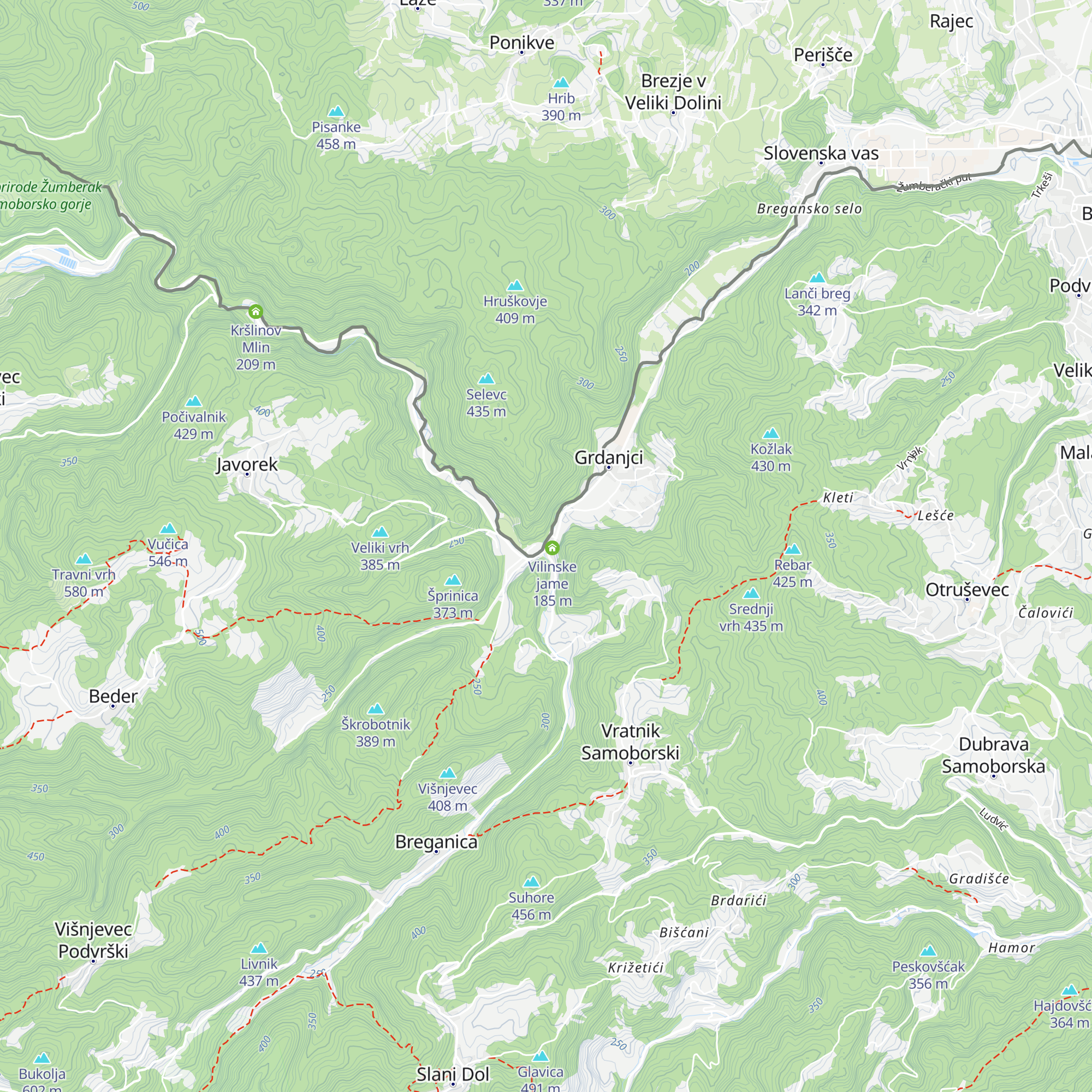Društveni dom Grdanjci map