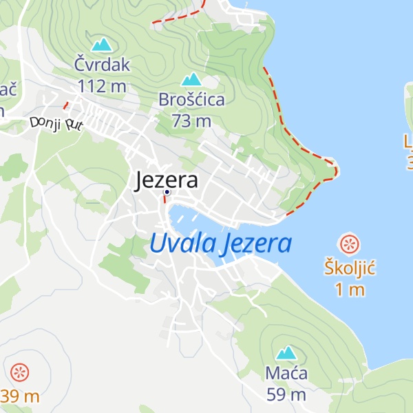 Map of Turistička zajednica