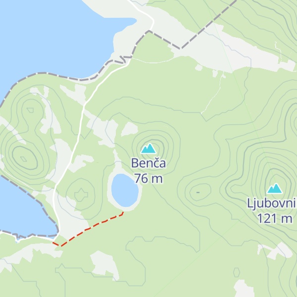 Map of Benča