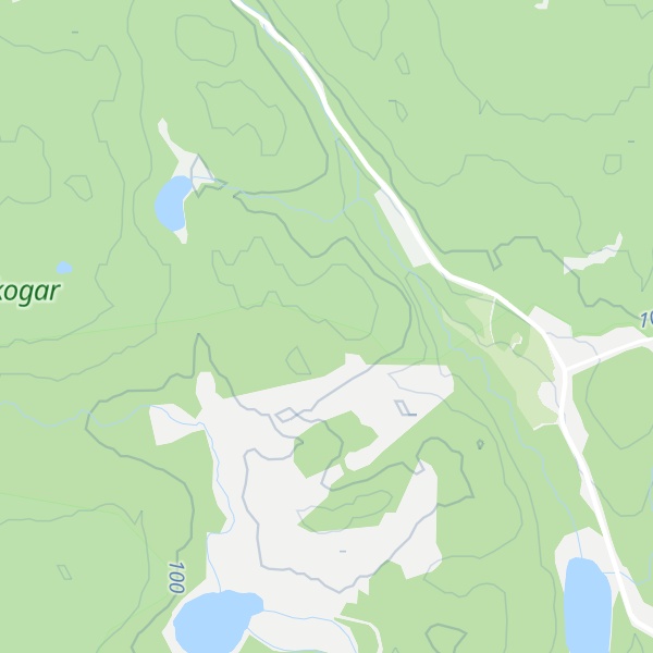 Map of Pelles berg