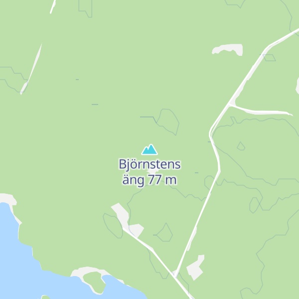 Map of Björnstens äng