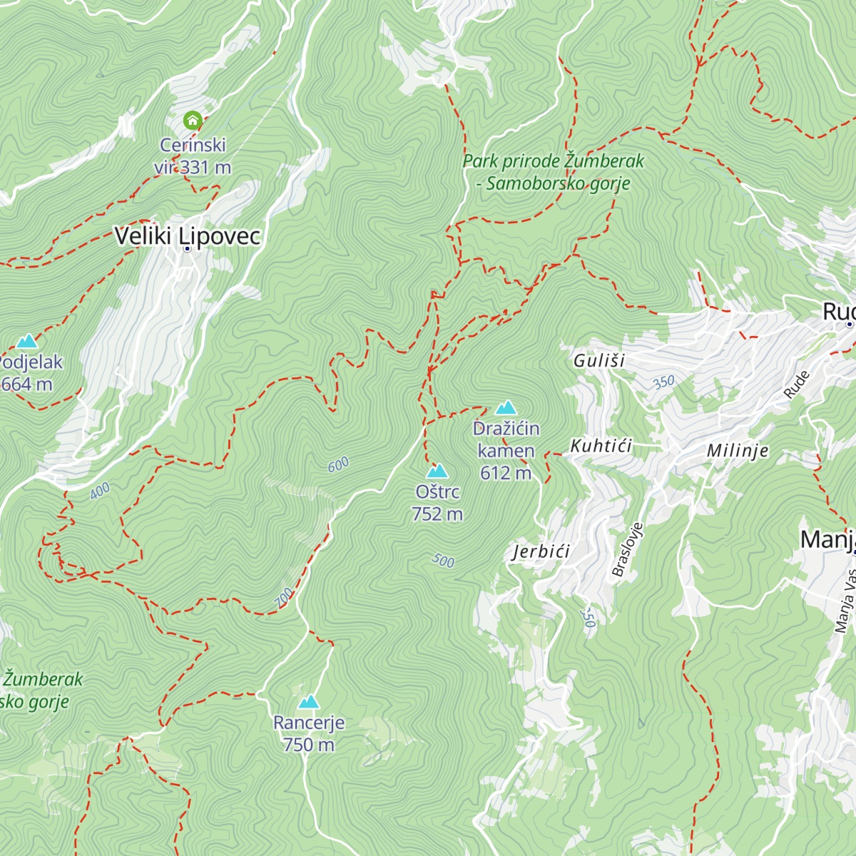 Željezničar map