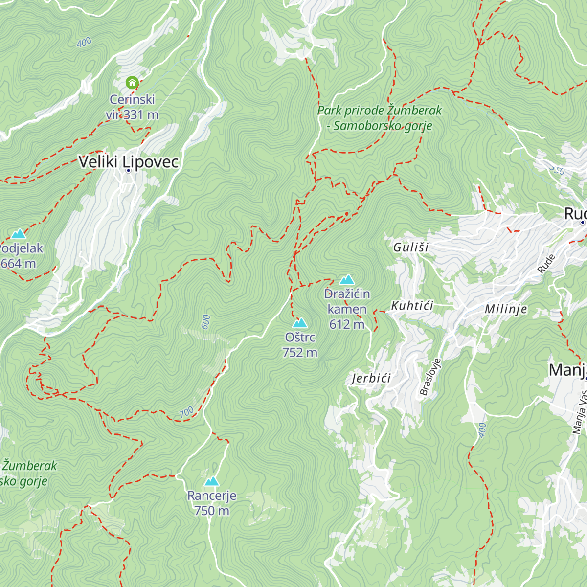 Željezničar map