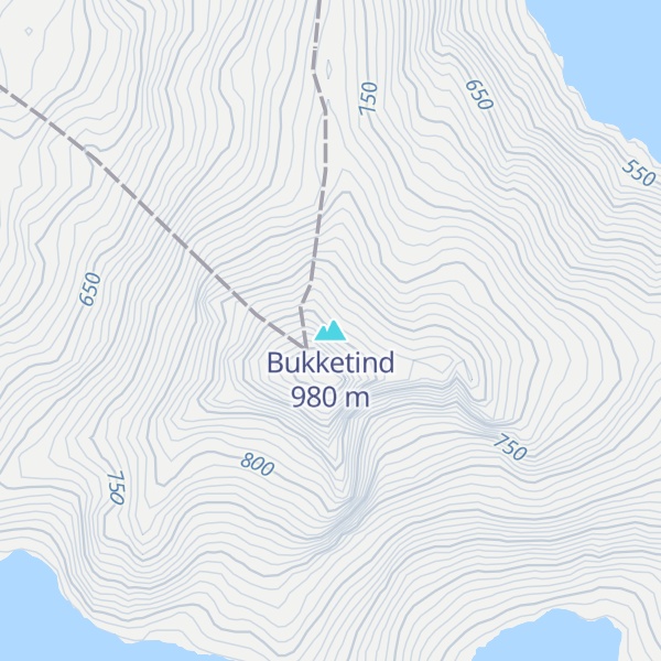 Map of Bukketind