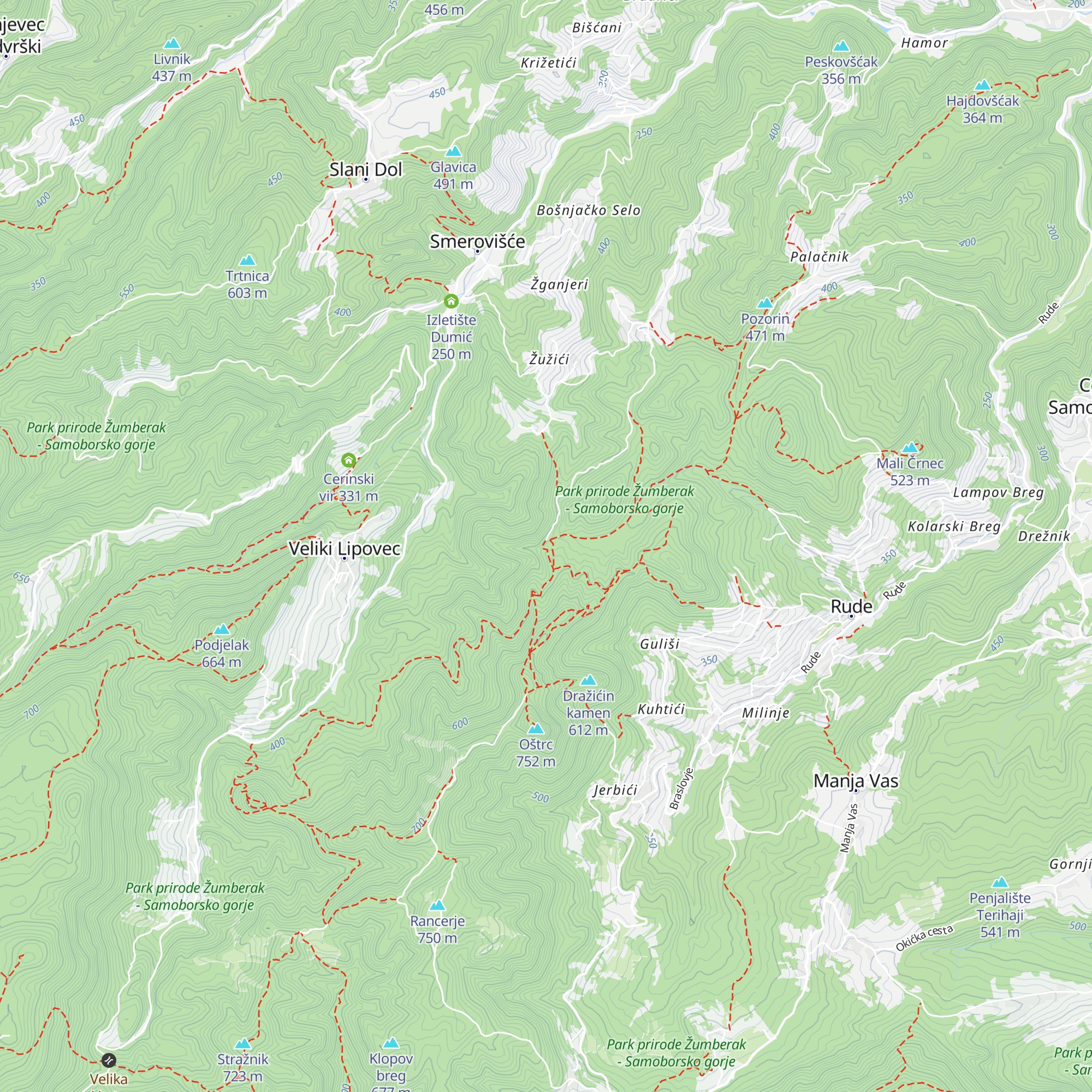Planinarski dom Ivica Sudnik map