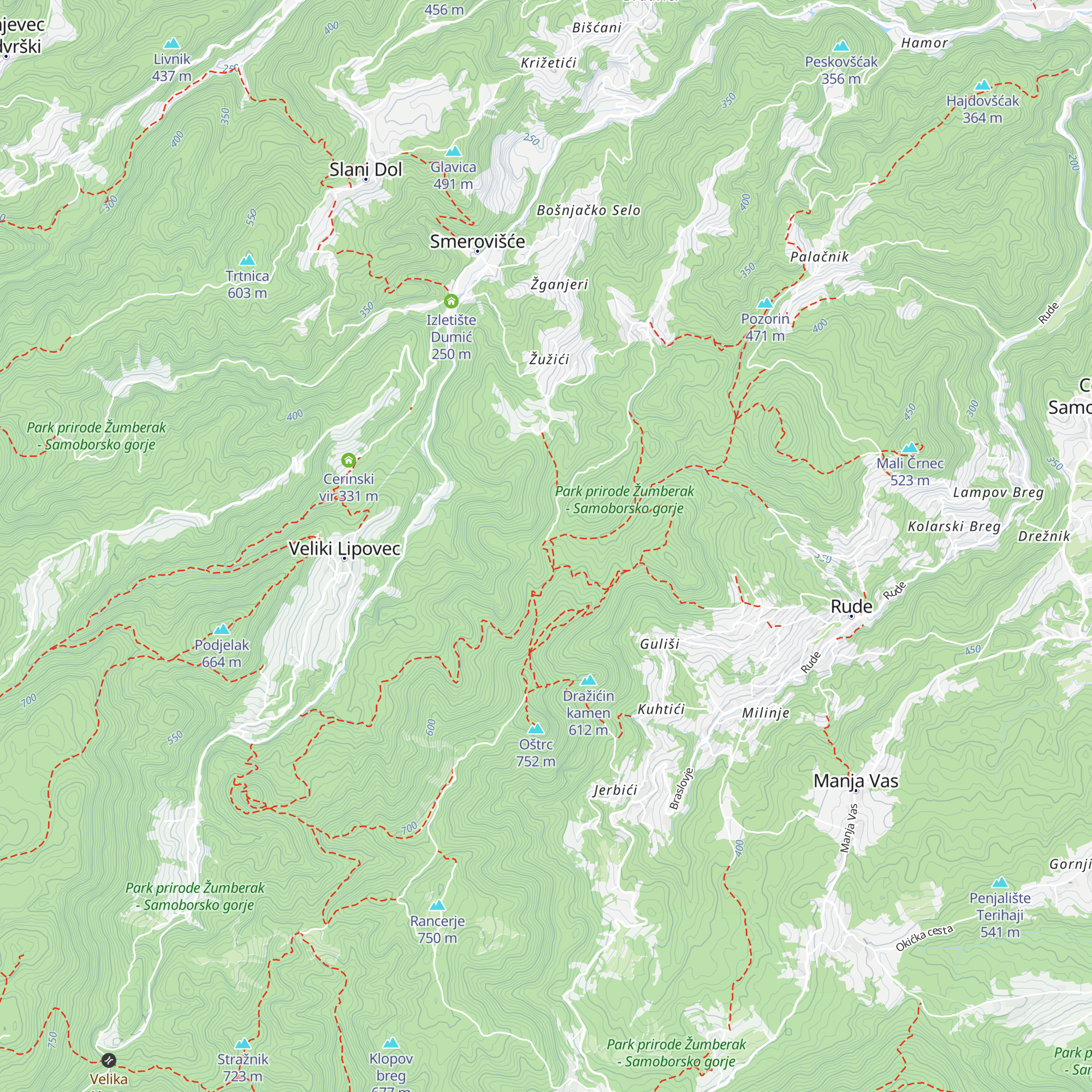 Planinarski dom Ivica Sudnik map