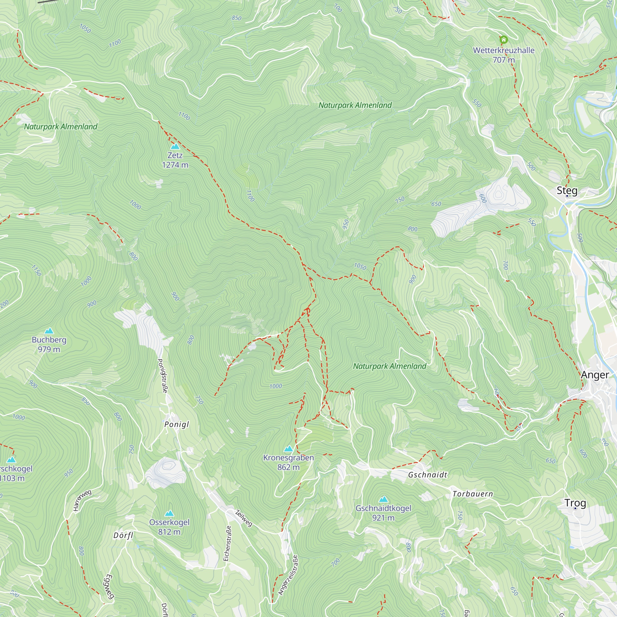 Zetzschachtel map