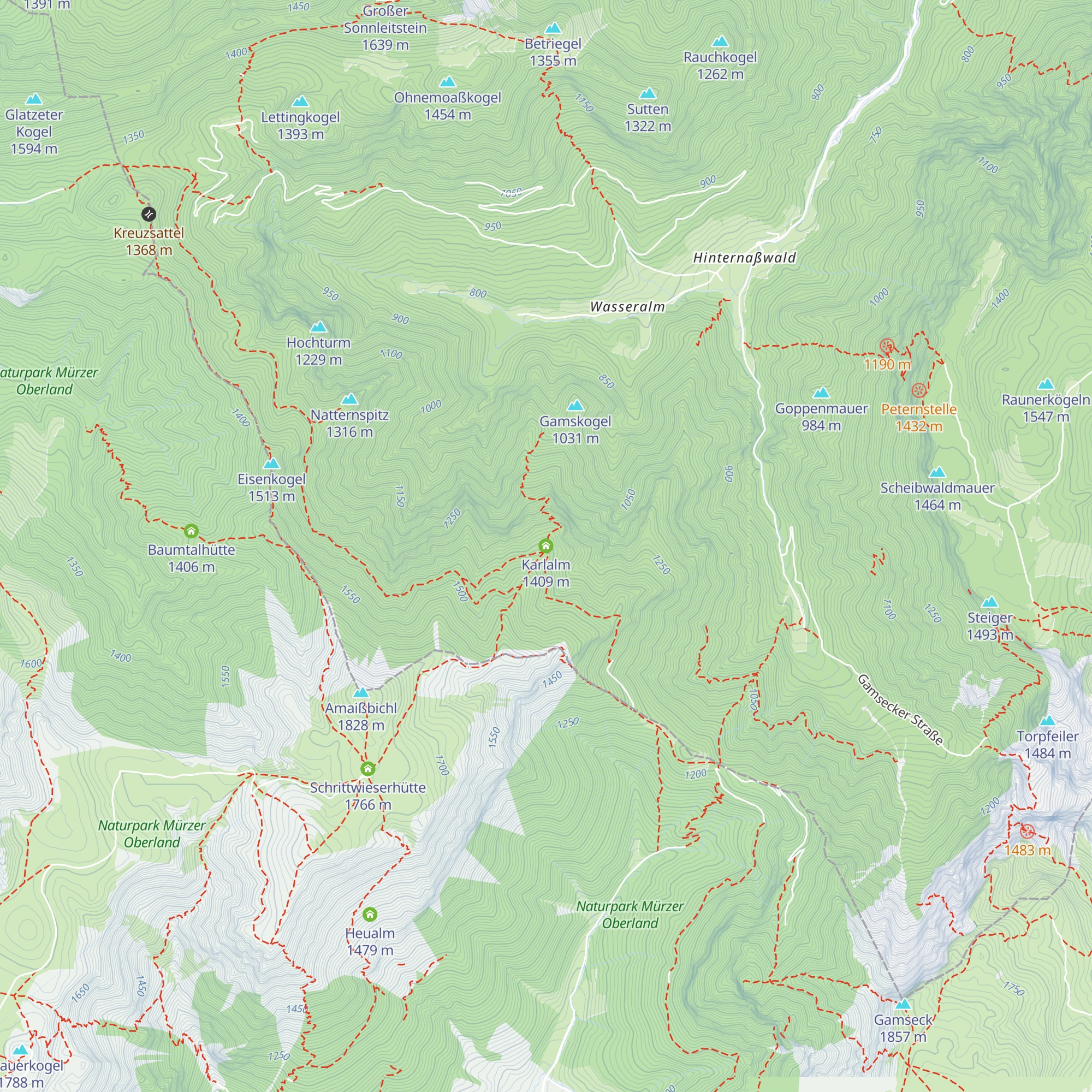 Karlalm map