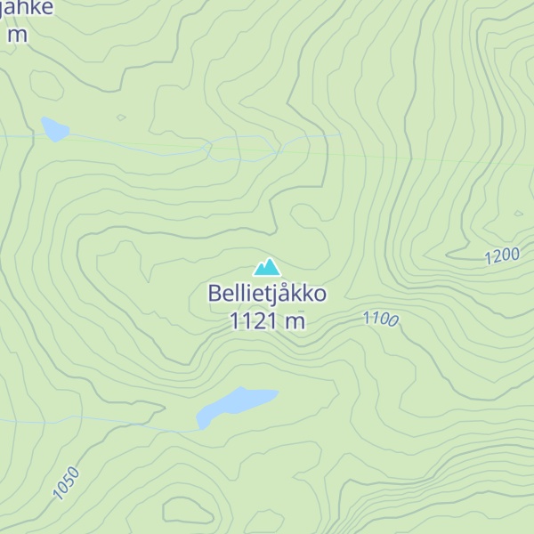 Map of Bellietjåkko