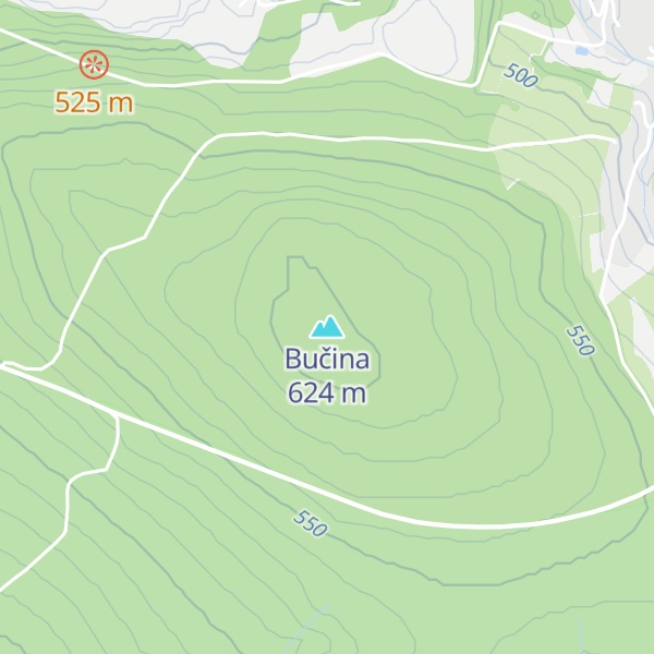 Map of Bučina