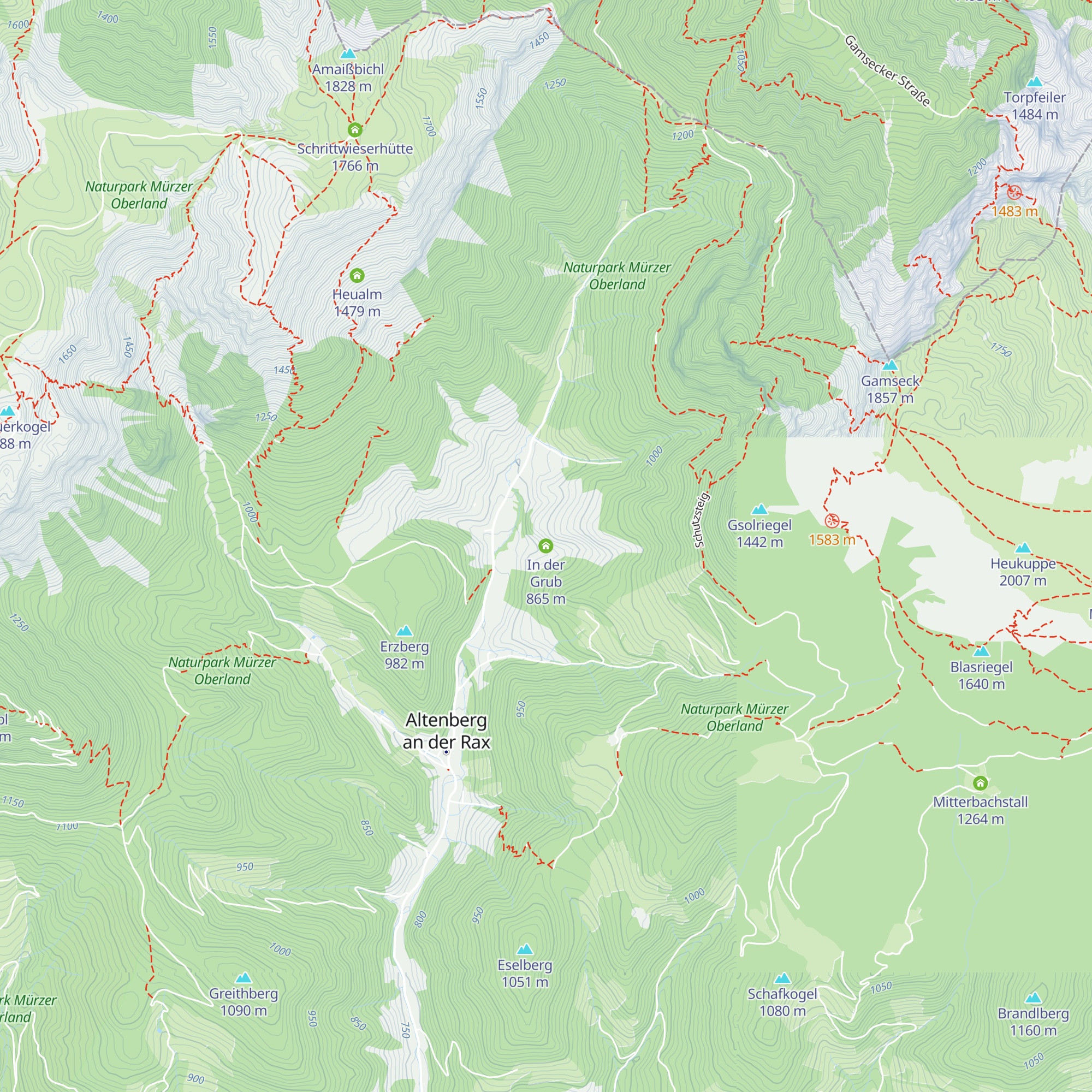 In der Grub map