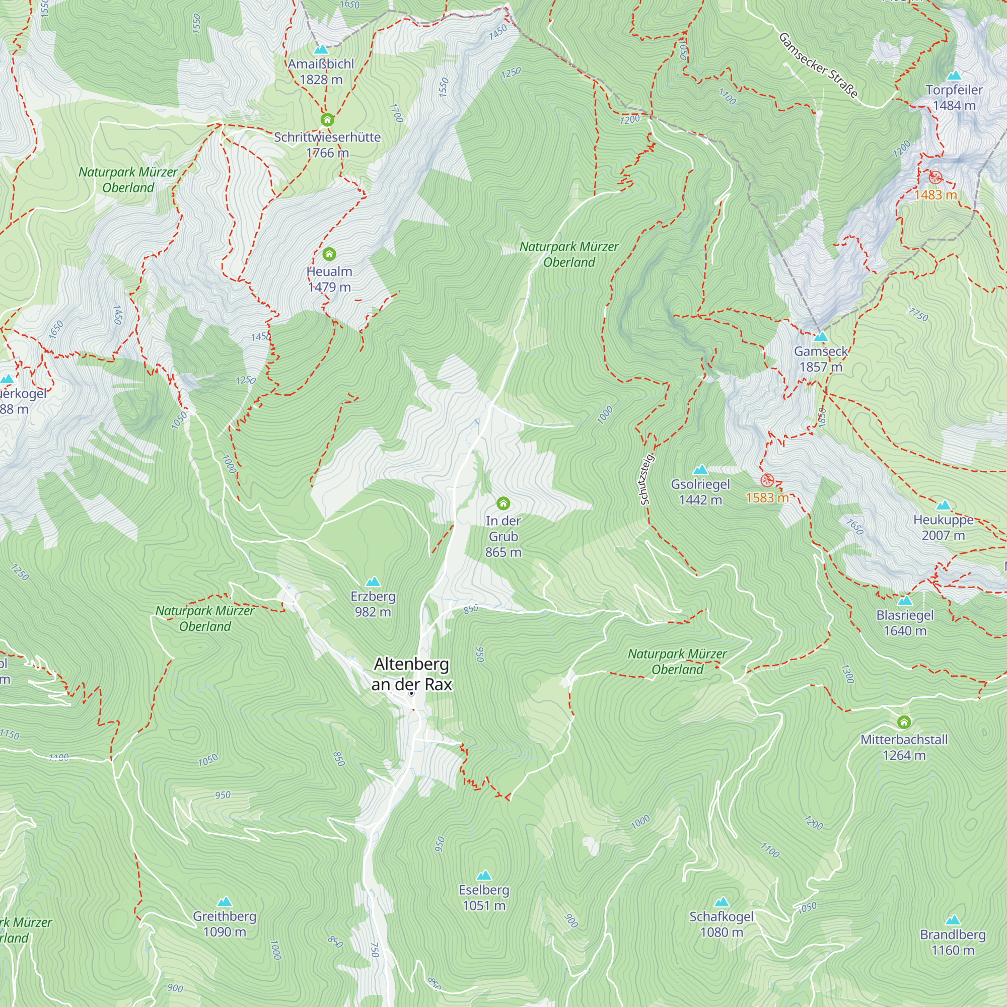 In der Grub map