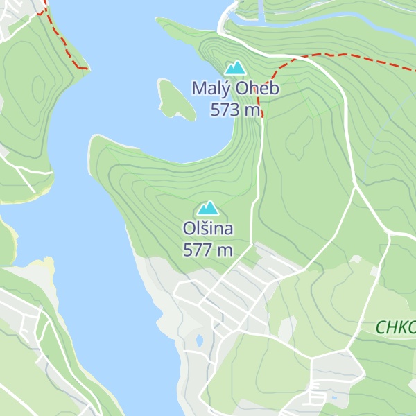 Map of Olšina