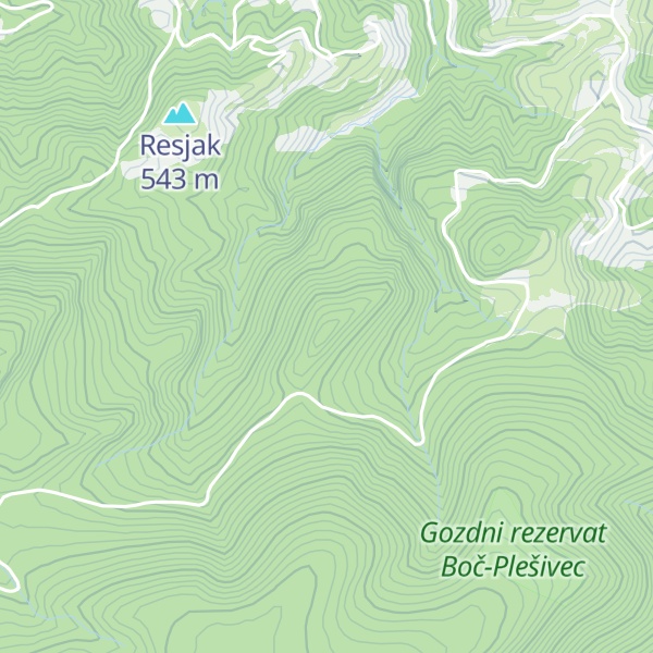 Map of Dedni vrh (Šuštarica)