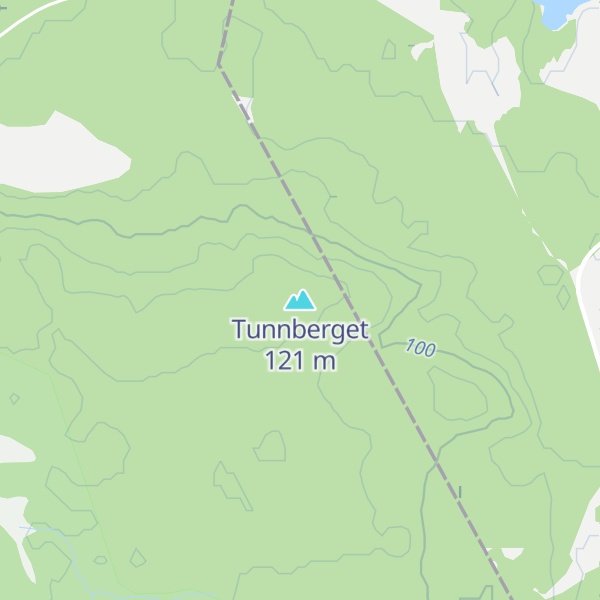 Map of Tunnberget