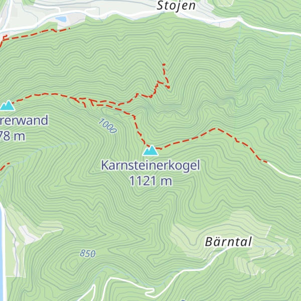 Map of Karnsteinerkogel
