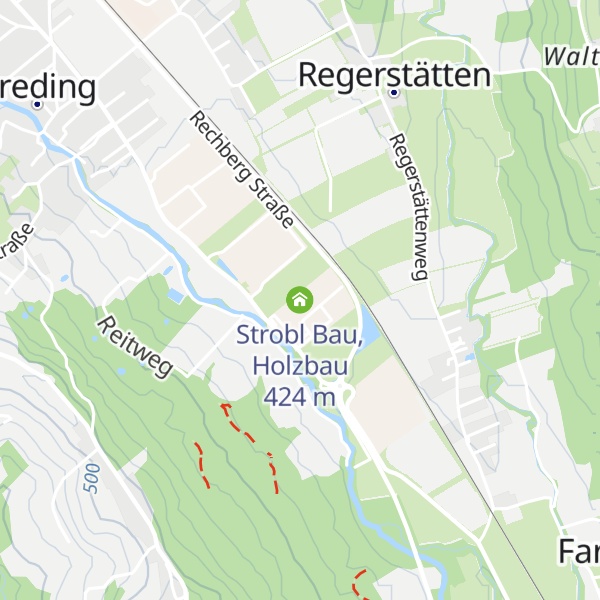 Map of Strobl Bau, Holzbau