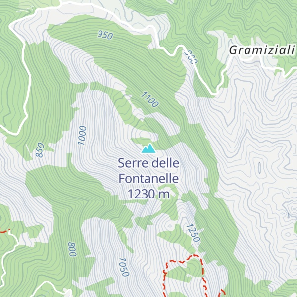 Map of Serre delle Fontanelle