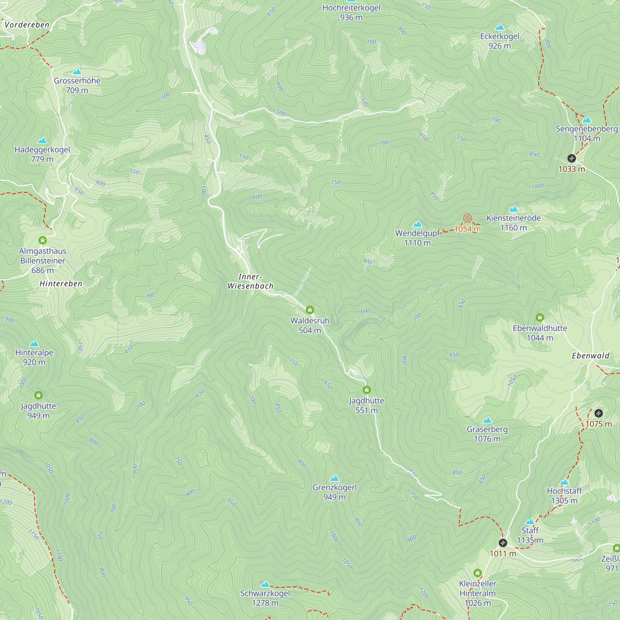 Waldesruh map